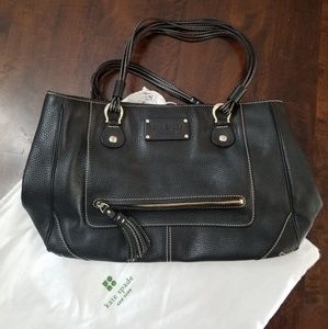 Nice black leather Kate Spade handbag
